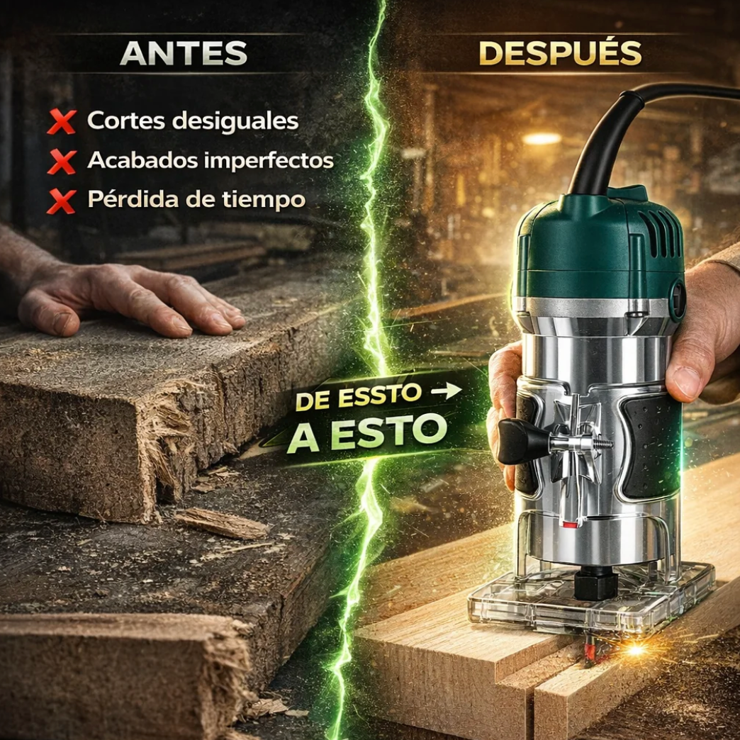 NUEVO ROUTERPRO X800 - Potencia y corte profesional en segundos