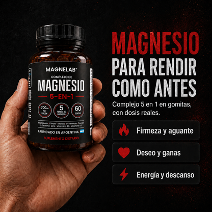 Magnelab® Gomitas de Magnesio 5 en 1