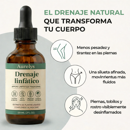 Aurelys™ - Gotas de Bienestar para Drenaje Linfático