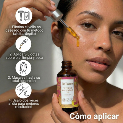 Aceite de Cyperus Rotundus - Clínica Estética Desde Tu Baño