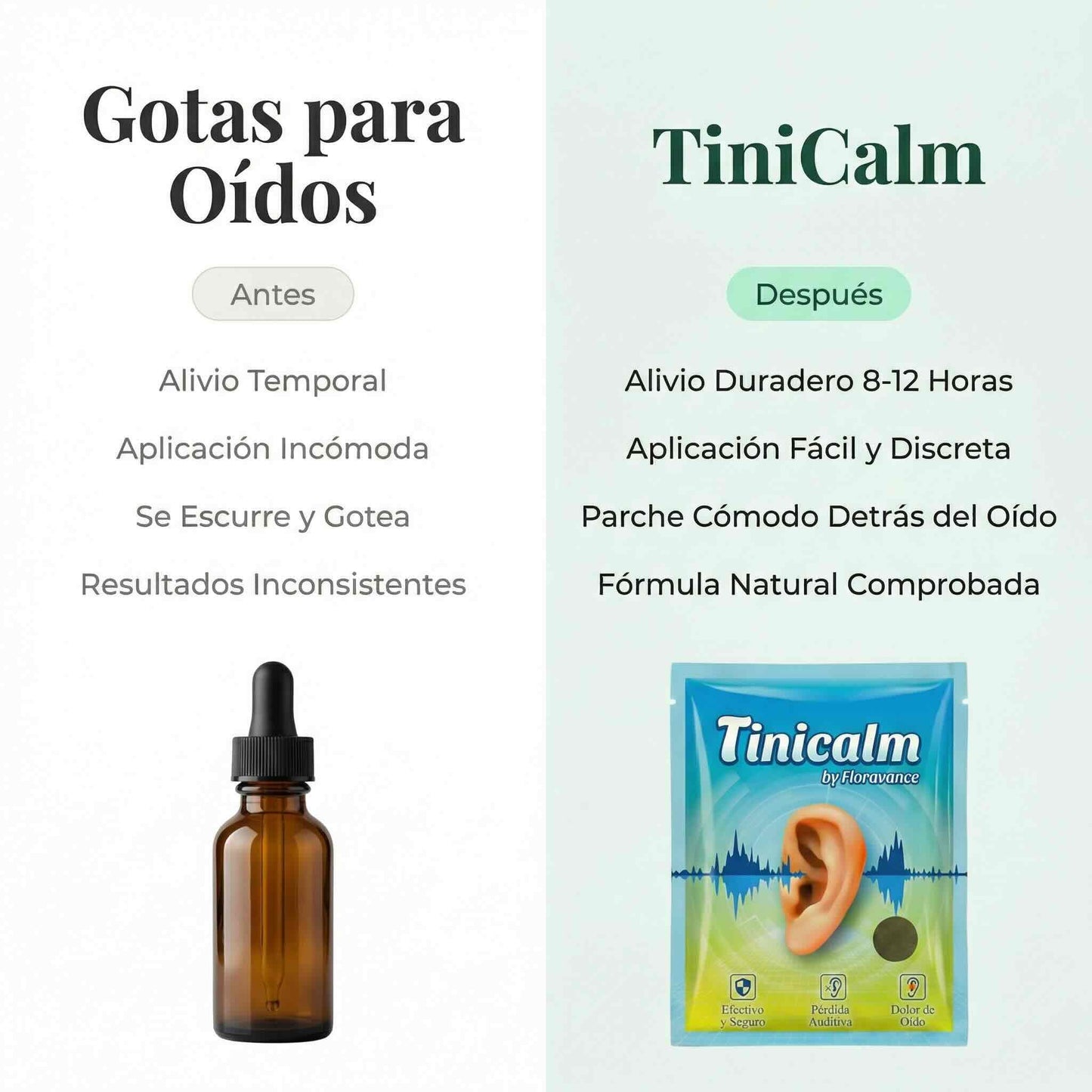 Parches Herbales para Zumbido de Oído pack 12 UD - TINICALM™
