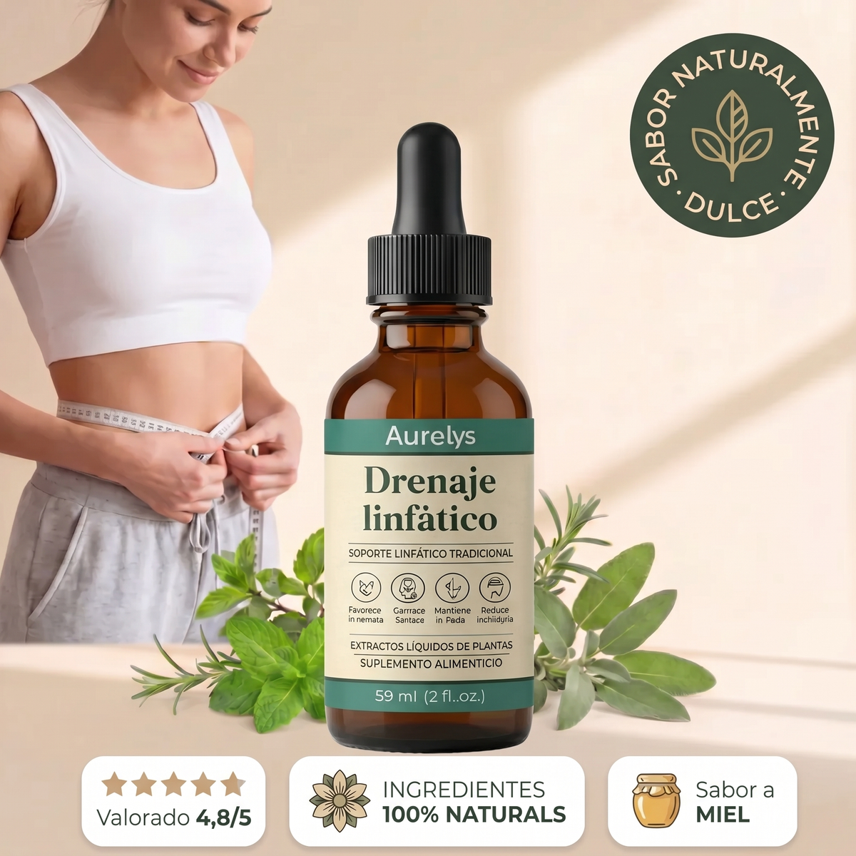 Aurelys™ - Gotas de Bienestar para Drenaje Linfático